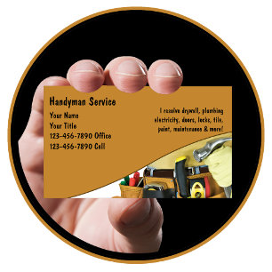 Handyman Business Cards Visitenkarte