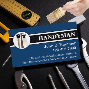 Handyman Business Cards Visitenkarte