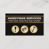 Handyman Business Cards Visitenkarte (Vorderseite)