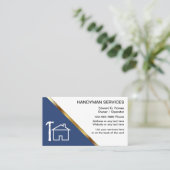 Handyman Business Cards Visitenkarte (Stehend Vorderseite)