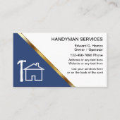 Handyman Business Cards Visitenkarte (Vorderseite)