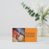 Handyman Business Cards Visitenkarte (Stehend Vorderseite)