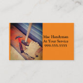 Handyman Business Cards Visitenkarte (Vorderseite)