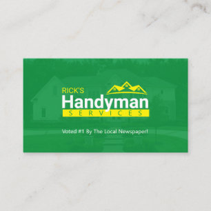 Handyman Business Cards - Zuhause Business Visitenkarte