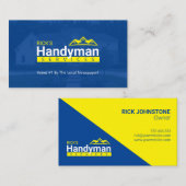 Handyman Business Cards - Zuhause Business Visitenkarte (Vorne/Hinten)