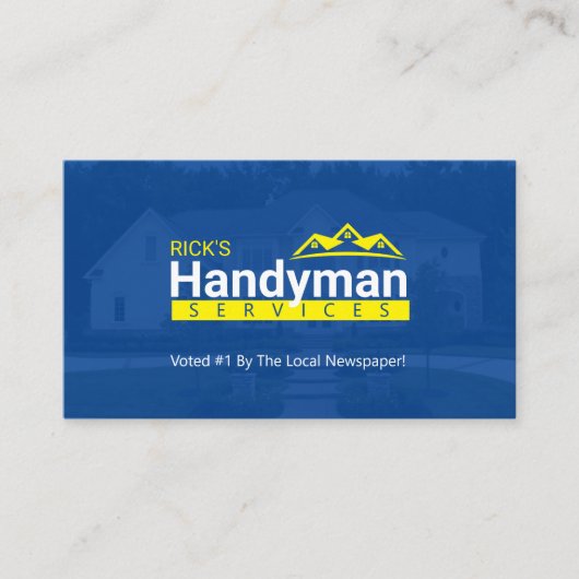 Handyman Business Cards - Zuhause Business Visitenkarte (Vorderseite)