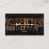 Handyman Carpenter für Vintage Classic Tools Visitenkarte (Vorderseite)