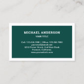 Handyman Carpenter mit Flugzeug in Grün und Weiß Visitenkarte (Rückseite)