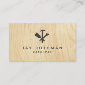 Handyman/Carpenter Tools Zuhause Improvement Wood Visitenkarte (Vorderseite)