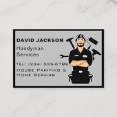 Handyman/Carpenter Tools Zuhause Improvement Wood Visitenkarte (Vorderseite)