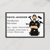 Handyman/Carpenter Tools Zuhause Improvement Wood Visitenkarte (Vorderseite)