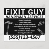 Handyman Carpentry Flyer (Vorne)