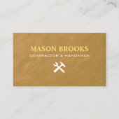 Handyman & Construction Branding Visitenkarte (Vorderseite)