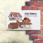 Handyman Construction Builder Bricklayer Mauerwerk Visitenkarte