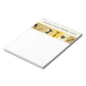 Handyman Construction Buildern Honey Do List Notizblock (Rotiert)