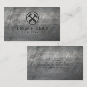 Handyman Construction Carpenter Tools Imitate Meta Visitenkarte (Vorne/Hinten)