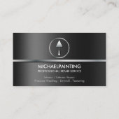 Handyman Construction Metal RepVorsitzende grau Visitenkarte (Rückseite)