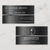 Handyman Construction Metal RepVorsitzende grau Visitenkarte (Vorne/Hinten)