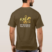 Handyman Construction Tools Placard T-Shirt (Rückseite)