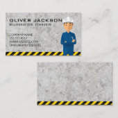 Handyman Construction Worker Visitenkarte (Vorne/Hinten)
