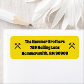 Handyman Contractor Business Rücksendeadressen-Auf (Insitu)
