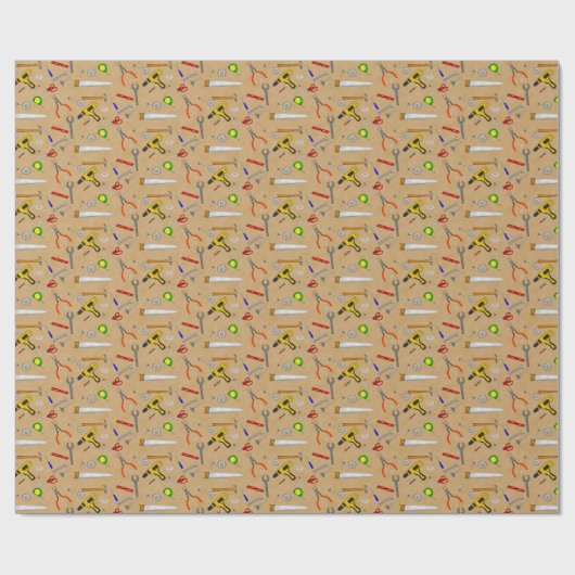 Handyman Cool Tools Geschenkpapier (Flach)