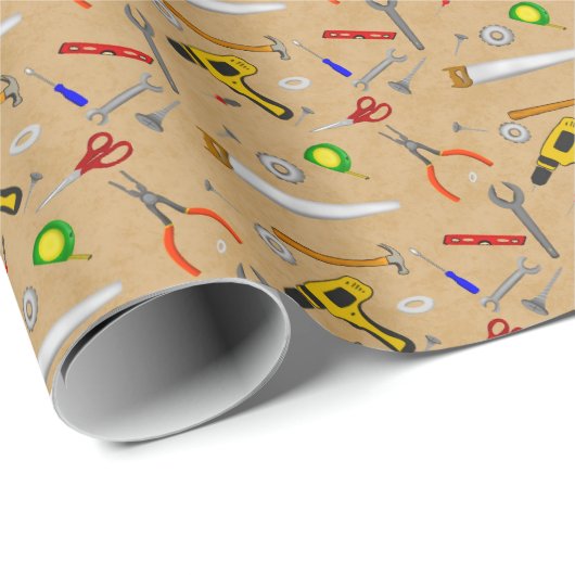 Handyman Cool Tools Geschenkpapier (Rolleneckpunkt)
