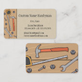 Handyman Custom Business Cards Visitenkarte (Vorne/Hinten)