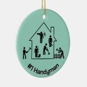 Handyman Design Keramik Ornament (Rechts)