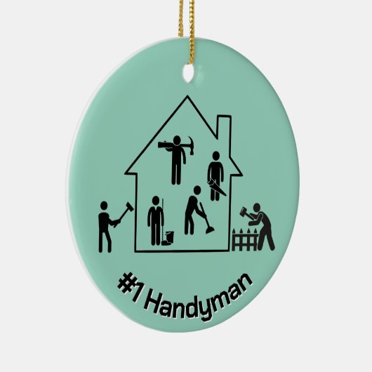 Handyman Design Keramik Ornament (Rechts)