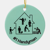 Handyman Design Keramik Ornament (Vorne)