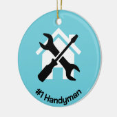 Handyman Design Keramik Ornament (Links)