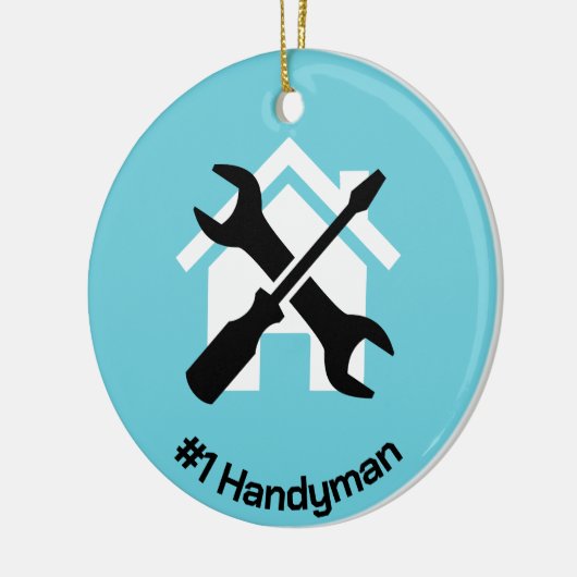 Handyman Design Keramik Ornament (Links)