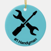 Handyman Design Keramik Ornament (Vorne)