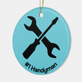 Handyman Design Keramik Ornament (Links)
