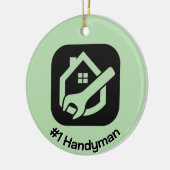 Handyman Design Keramik Ornament (Links)