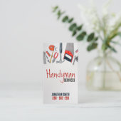 Handyman-Dienste Visitenkarte (Stehend Vorderseite)