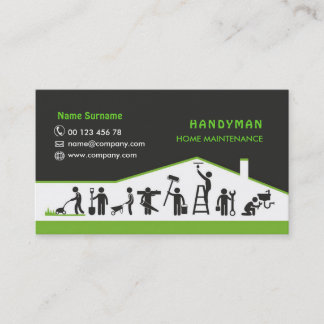 Handyman-Dienste, Zuhause-Wartung Visitenkarte