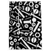 Handyman DIY Minister Fixit Hammer Nuts Bolts Tool Mittlere Geschenktüte (Rückseite)