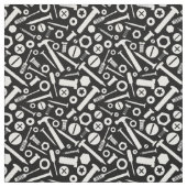 Handyman DIY Minister Fixit Hammer Nuts Bolts Tool Stoff (Muster)