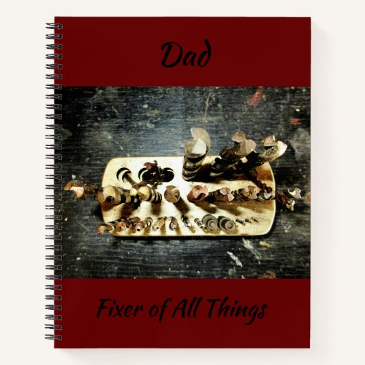 Handyman Drill Bits Project Notizblock (Vorderseite)