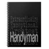 Handyman Extraordinaire Notizblock (Vorderseite)