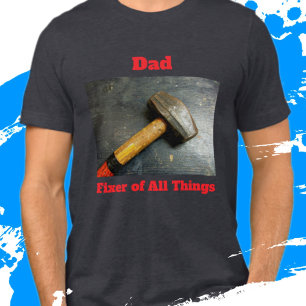 Handyman Fixer of All Things Sledge Hammer Tri-Blend Shirt