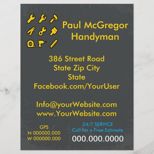 Handyman Flyer (Hinten)