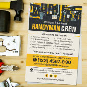 Handyman Flyer - Zuhause Reparatur und Wartung
