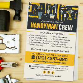 Handyman Flyer - Zuhause Reparatur und Wartung
