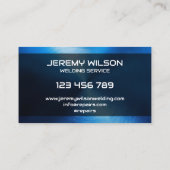 Handyman für die berufliche Metallleittechnik Visitenkarte (Rückseite)