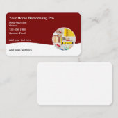 Handyman für die coole Umgestaltung des Bauwerks Visitenkarte (Vorne/Hinten)