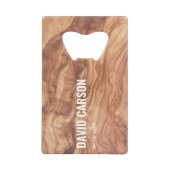 Handyman für Holzschnitzerei Geldbeutel Flaschenöffner (Vorderseite)