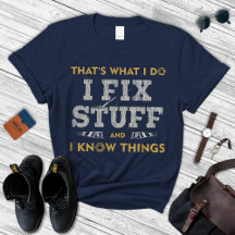 Handyman Geschenke, Garage Shirt, ich repariere Sa